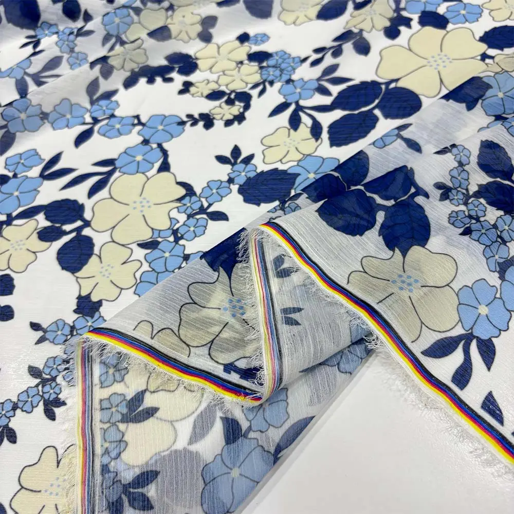 Desenli Şifon Kumaş