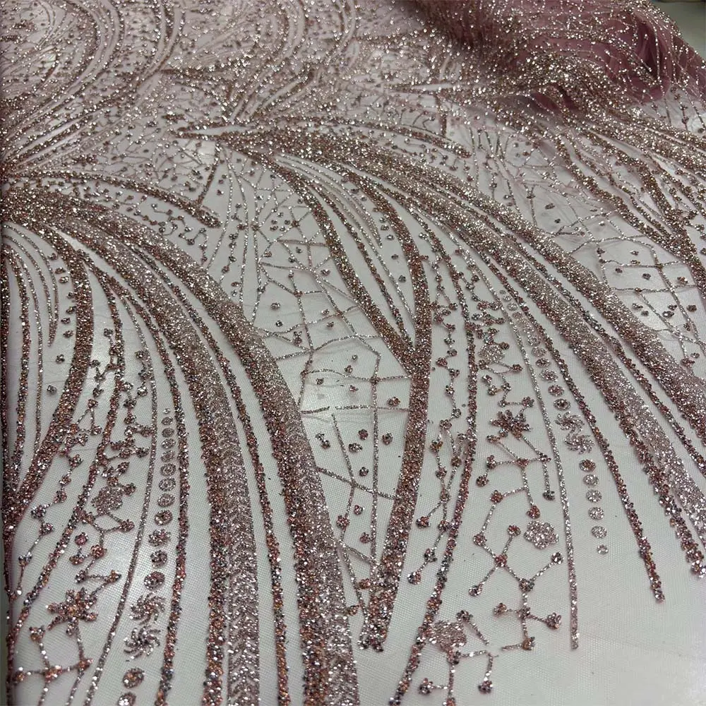 Simli Dantel Kumaş Pudra