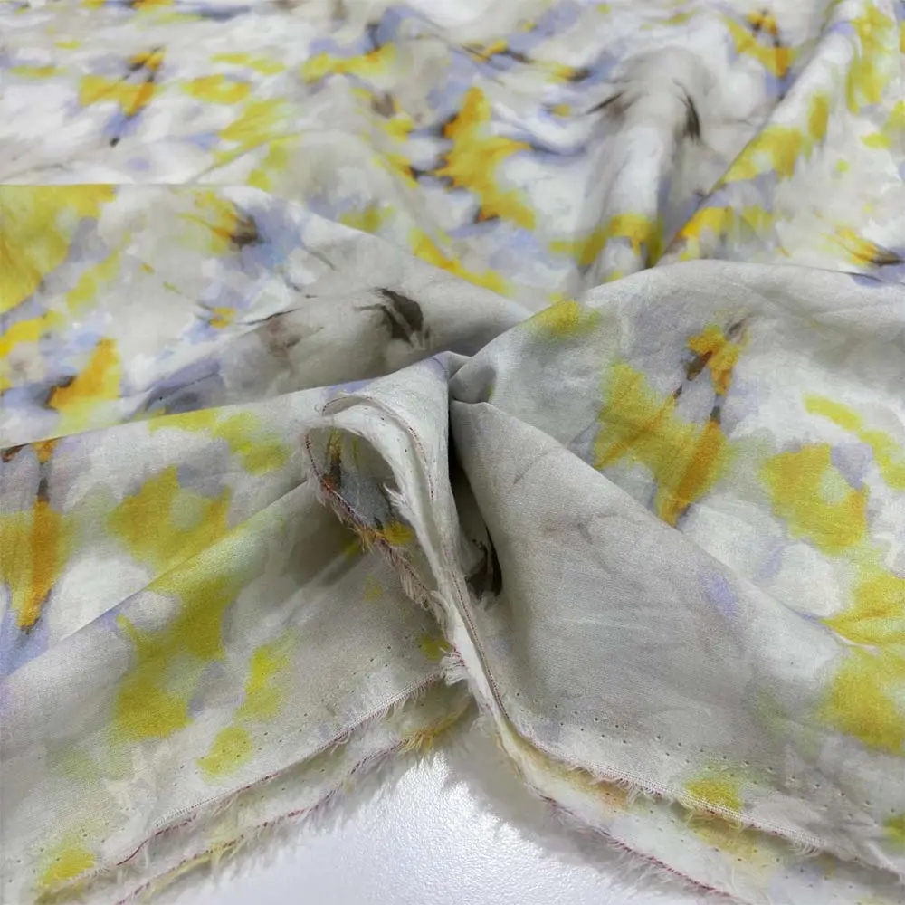 Desenli Pamuk Vual Kumaş