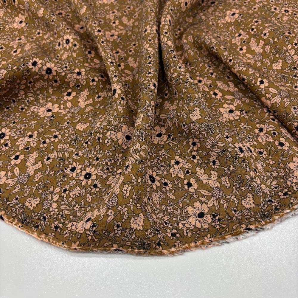 Desenli Maroken Viskon Kumaş