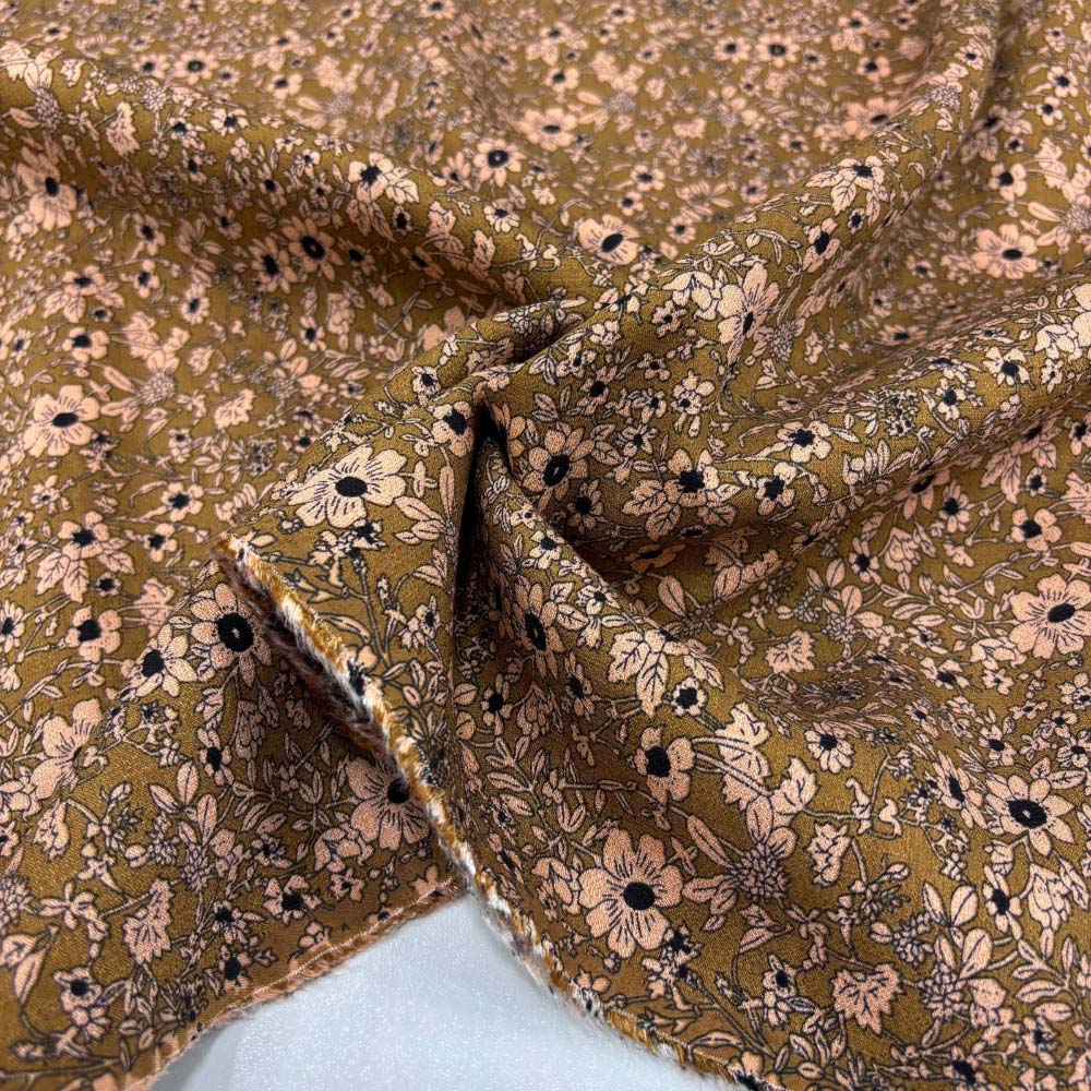 Desenli Maroken Viskon Kumaş