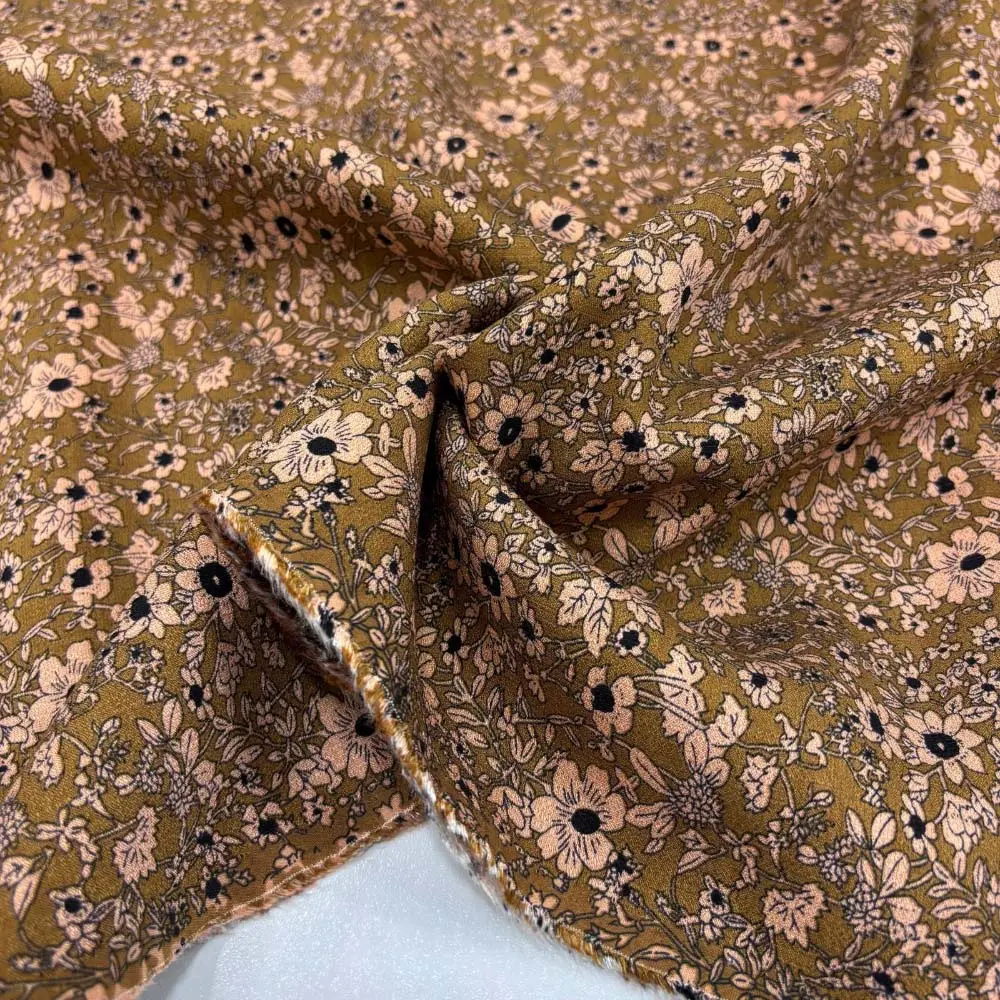 Desenli Maroken Viskon Kumaş Desenli Maroken Viskon Kumaş