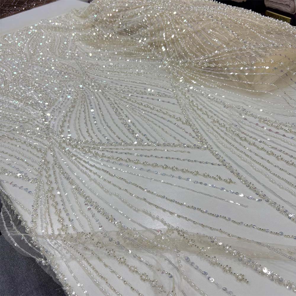 Taşlı Dantel Kumaş Gold Taşlı Dantel Kumaş Gold