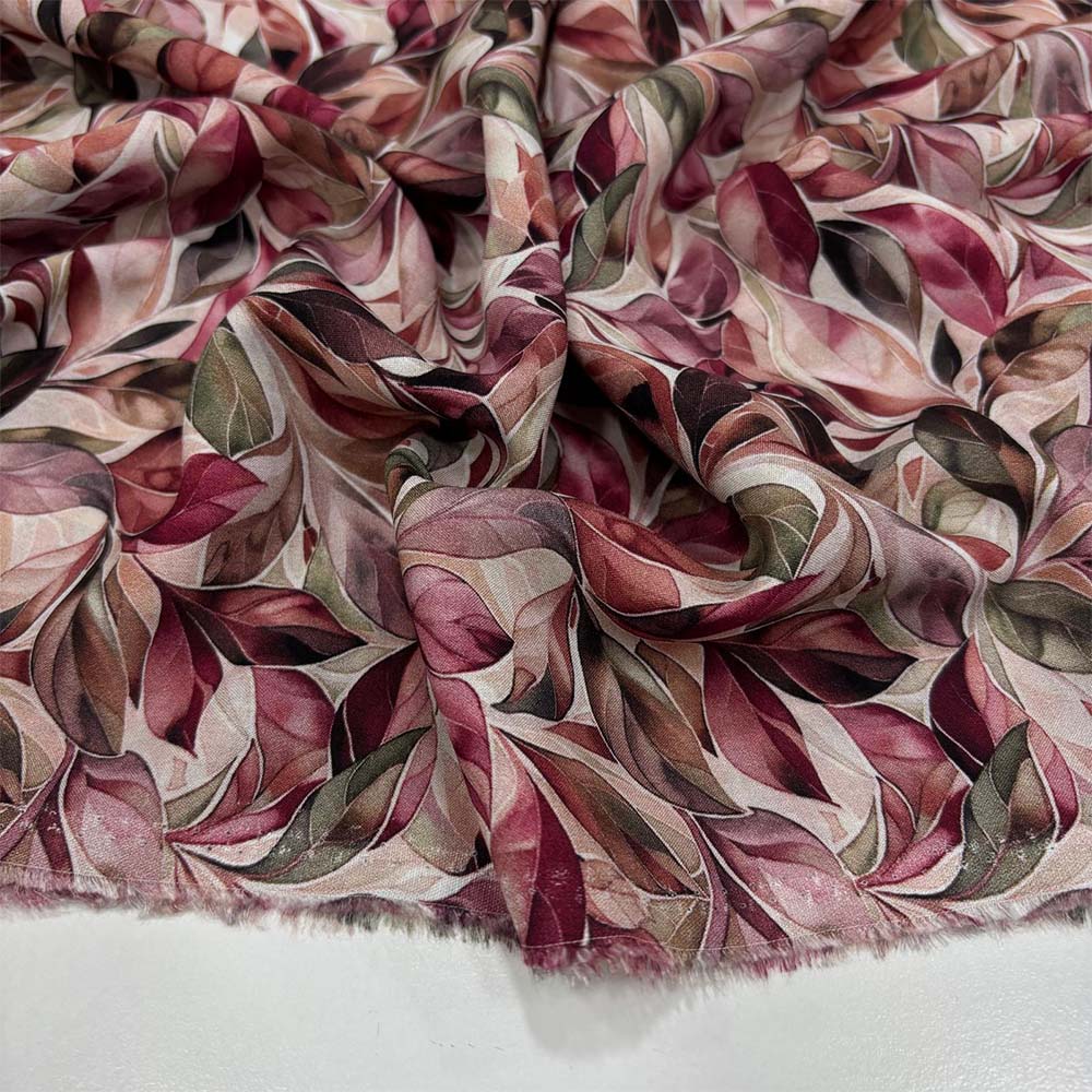 Desenli İpek Vual Kumaş Desenli İpek Vual Kumaş