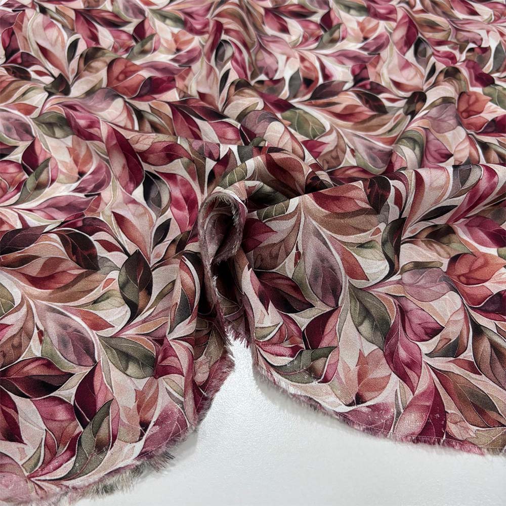 Desenli İpek Vual Kumaş Desenli İpek Vual Kumaş