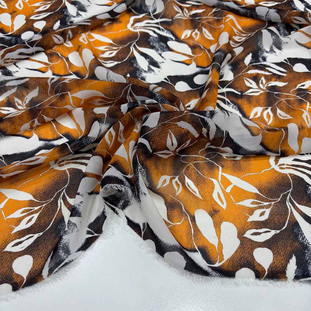 Desenli Şifon Kumaş