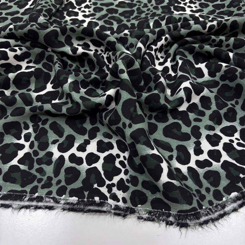 Desenli Viskon Kumaş