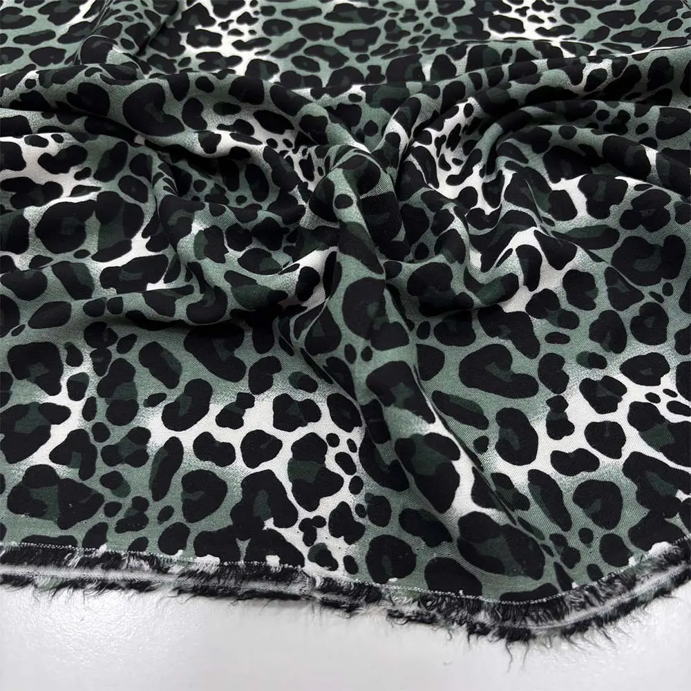 Desenli Viskon Kumaş