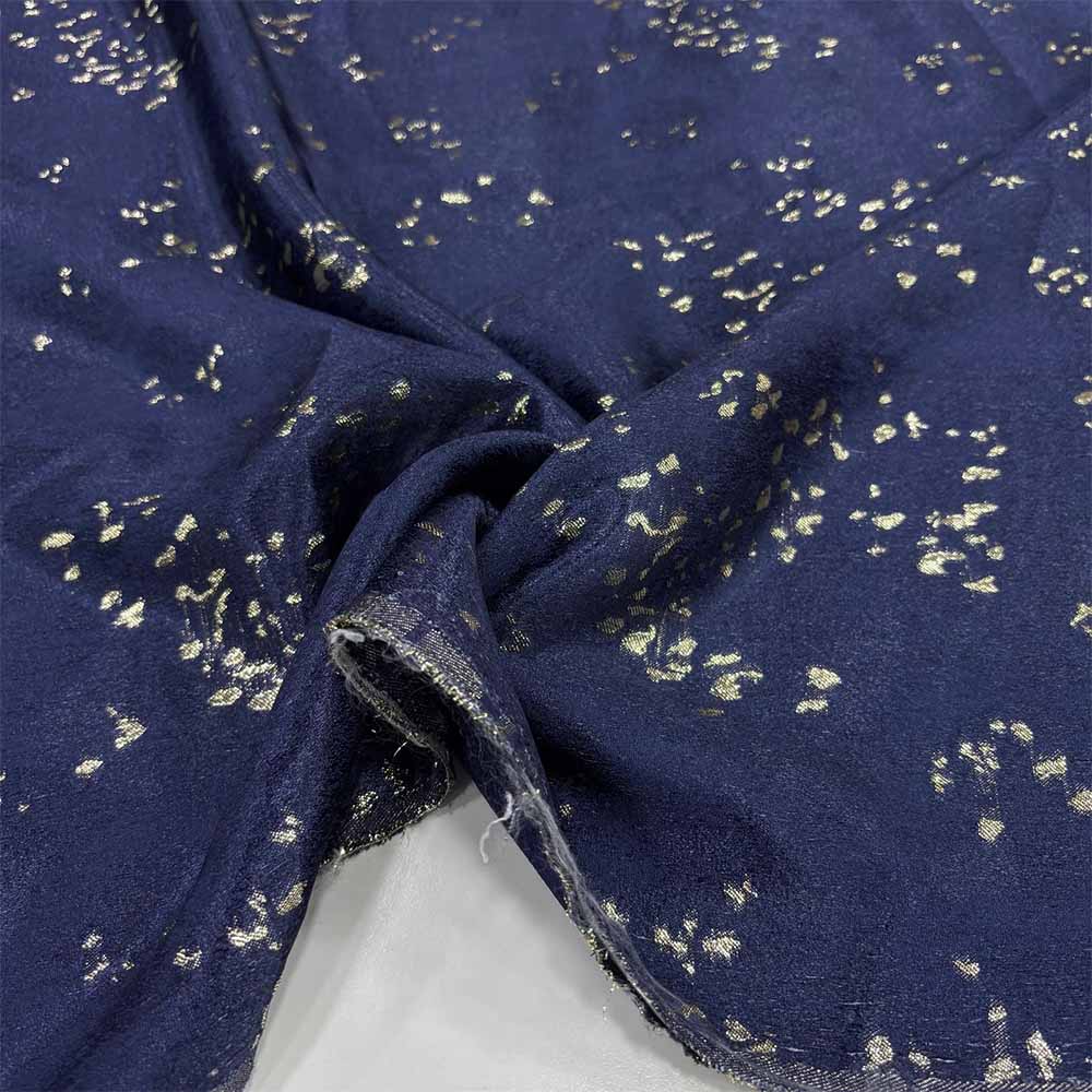 İpeksi Brokar Kumaş Lacivert İpeksi Brokar Kumaş Lacivert