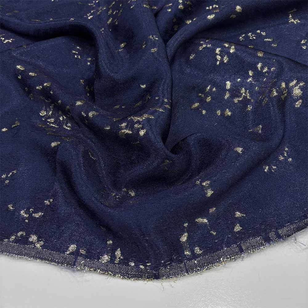 İpeksi Brokar Kumaş Lacivert