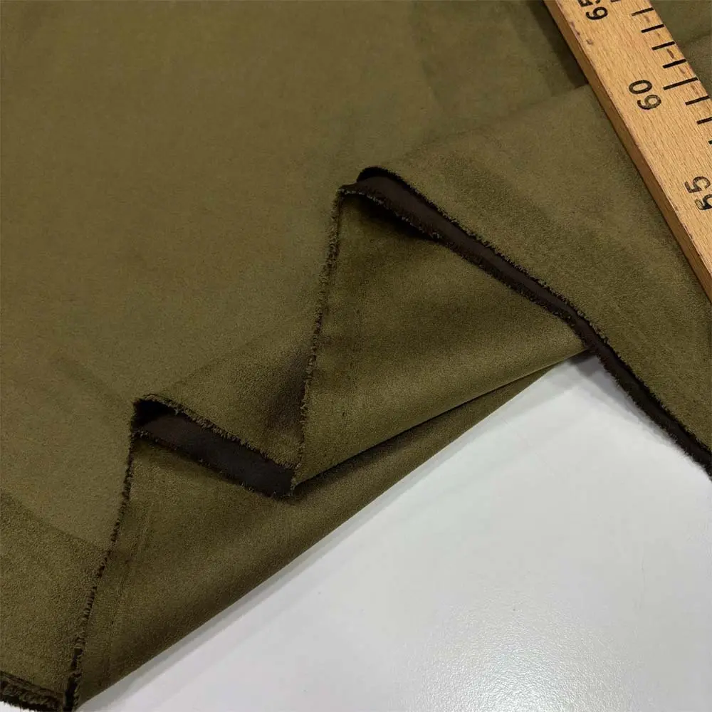 Dalgıç Süet Kumaş Yağ Yeşili