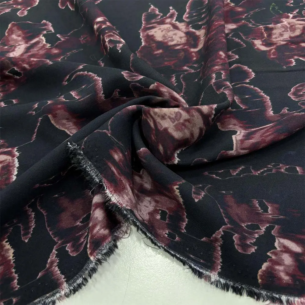 Desenli Viskon Kumaş Desenli Viskon Kumaş