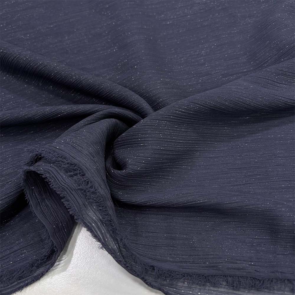 Dökümlü Simli Orkide Kumaş Füme