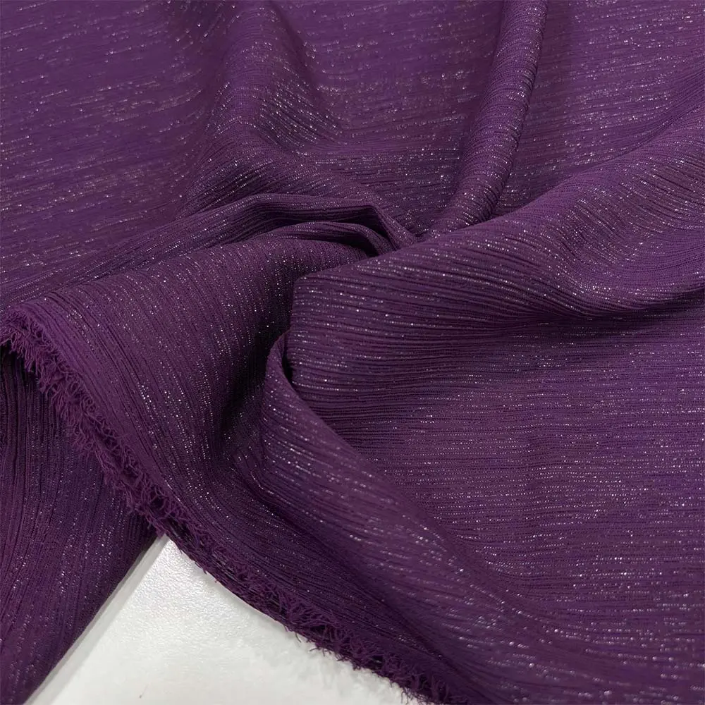 Dökümlü Simli Orkide Kumaş Mürdüm Dökümlü Simli Orkide Kumaş Mürdüm