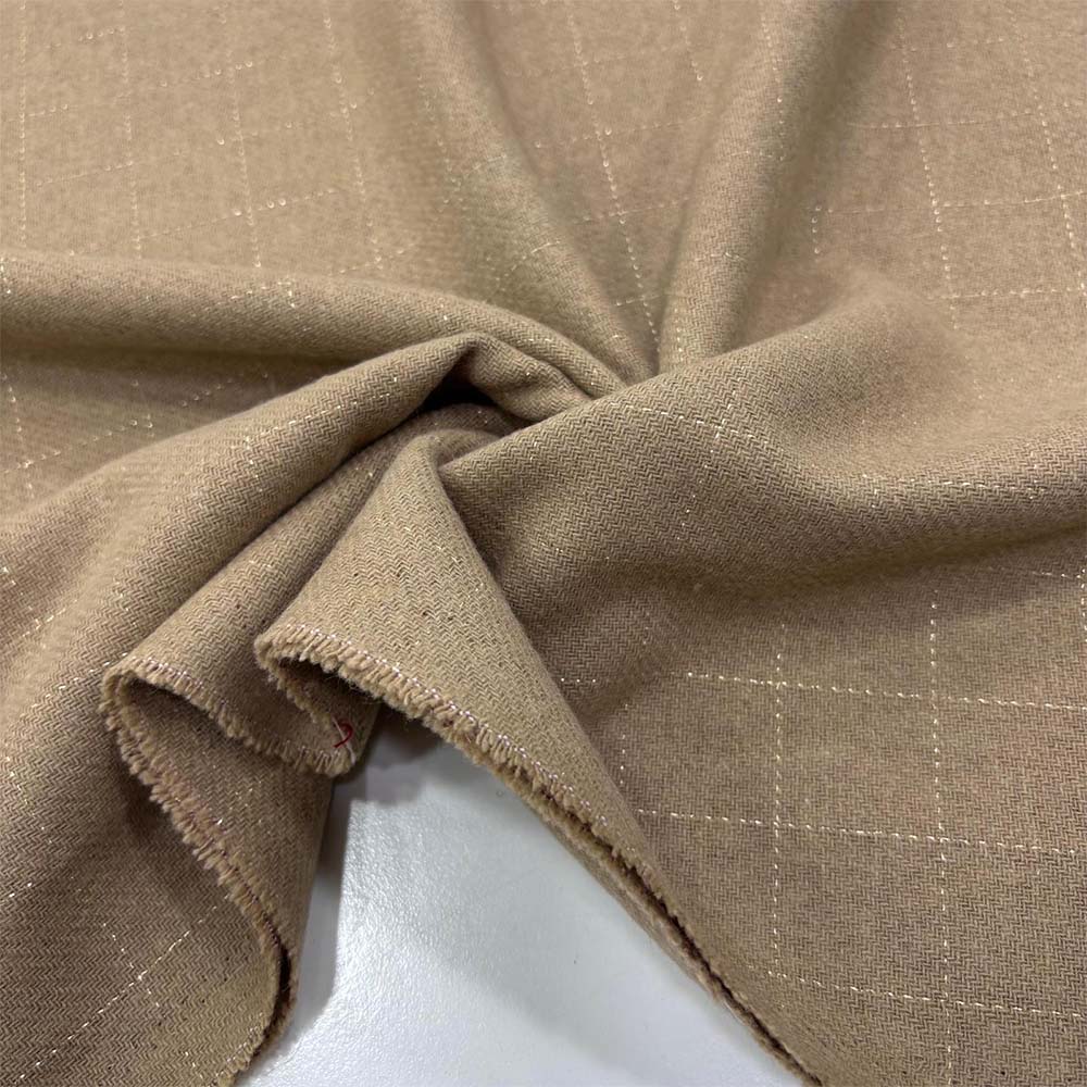 Kareli Flanel Kumaş Camel Kareli Flanel Kumaş Camel