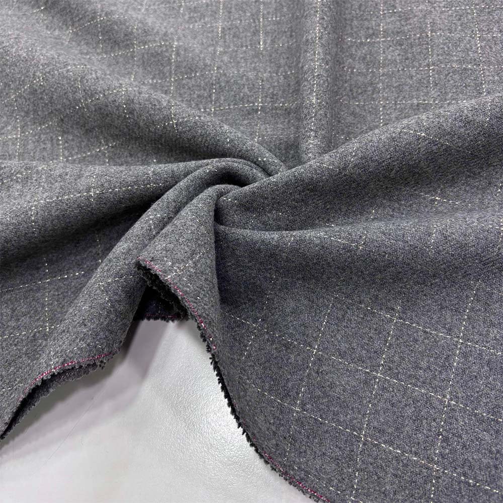 Kareli Flanel Kumaş Gri Kareli Flanel Kumaş Gri