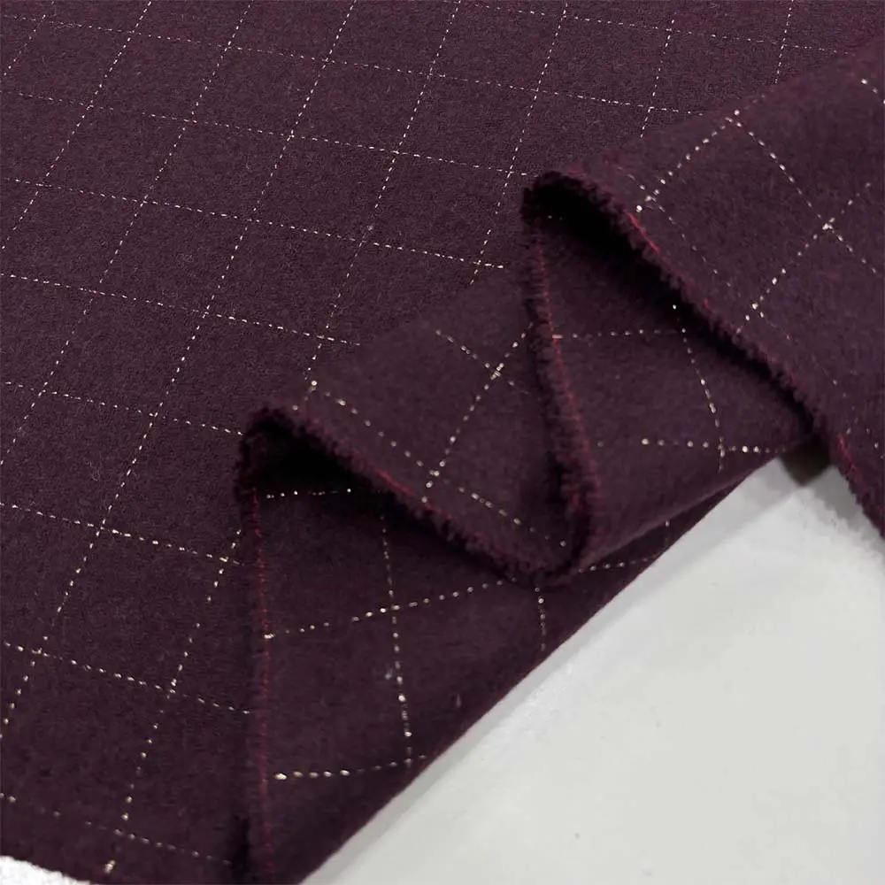 Kareli Flanel Kumaş Vişne Çürüğü