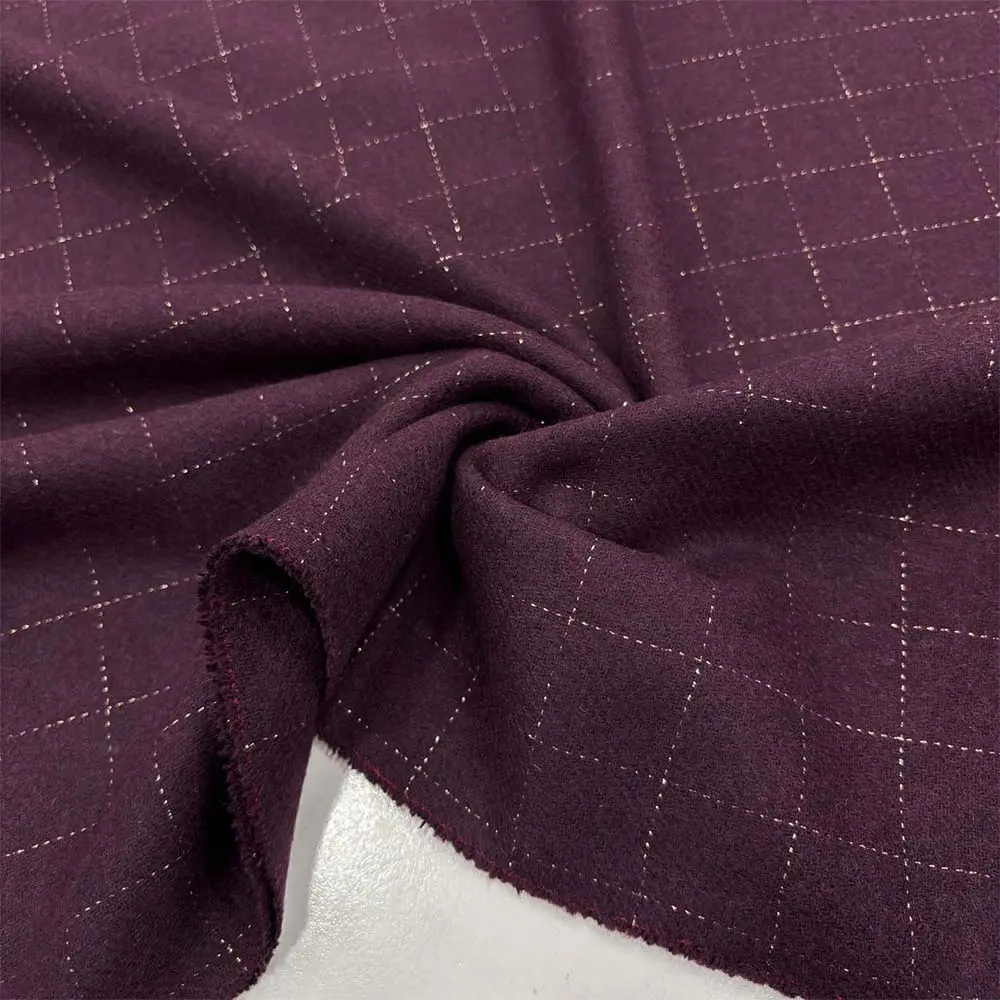 Kareli Flanel Kumaş Vişne Çürüğü