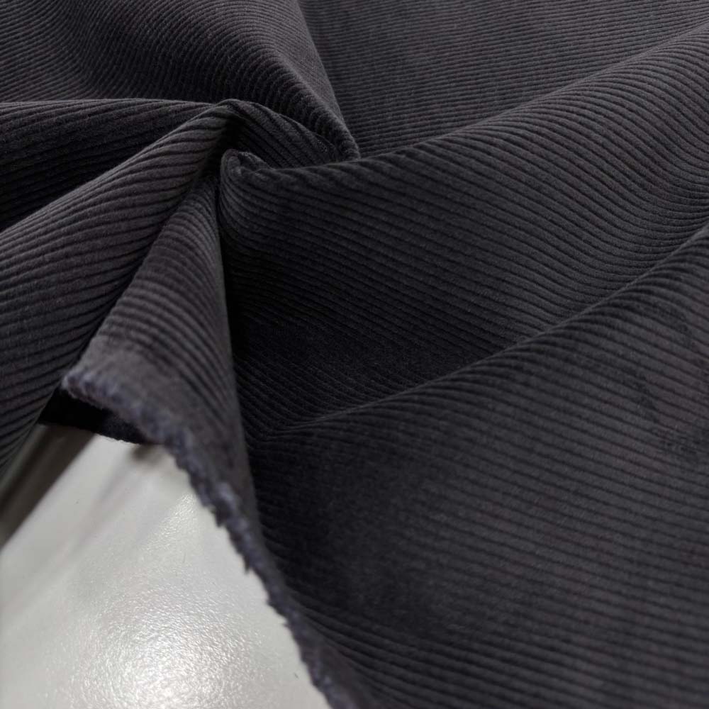 Cosserat Fransız Fitilli Kadife Kumaş Gri Cosserat Fransız Fitilli Kadife Kumaş Gri