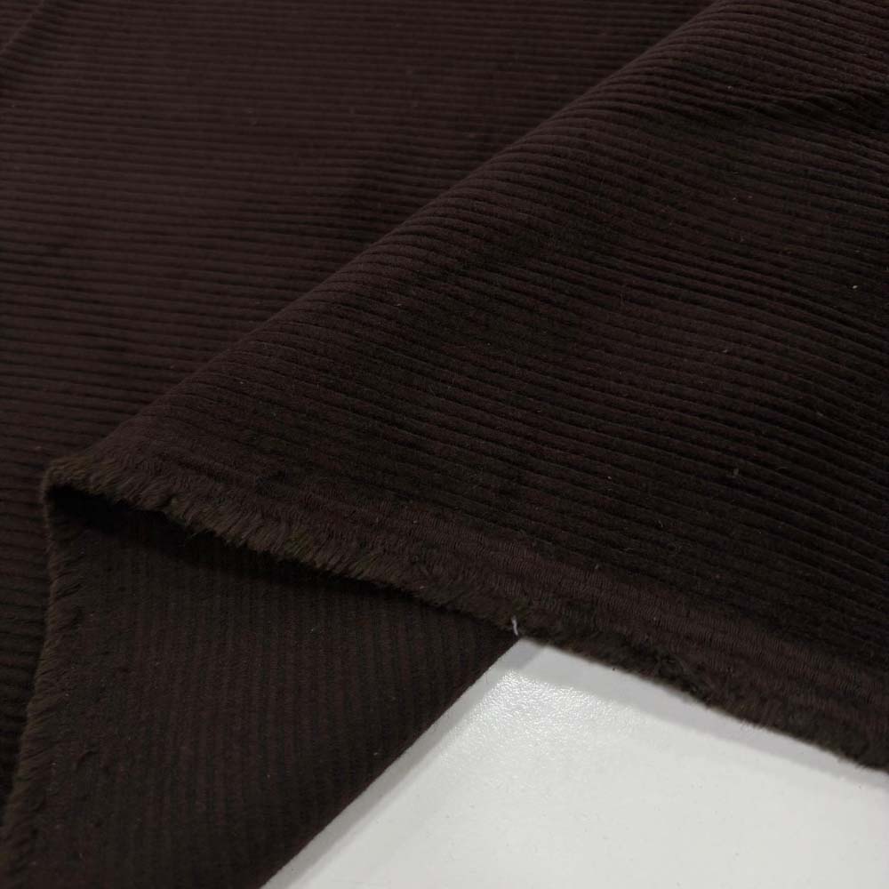 Cosserat Fransız Fitilli Kadife Kumaş Kahverengi Cosserat Fransız Fitilli Kadife Kumaş Kahverengi