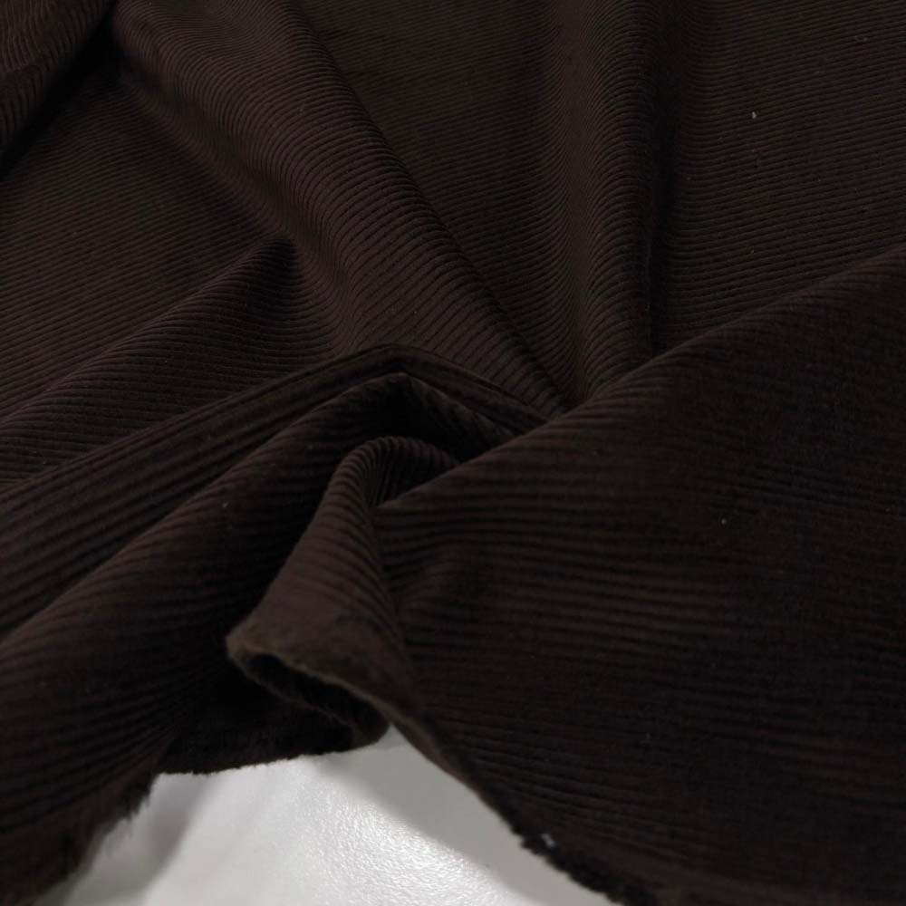 Cosserat Fransız Fitilli Kadife Kumaş Kahverengi Cosserat Fransız Fitilli Kadife Kumaş Kahverengi