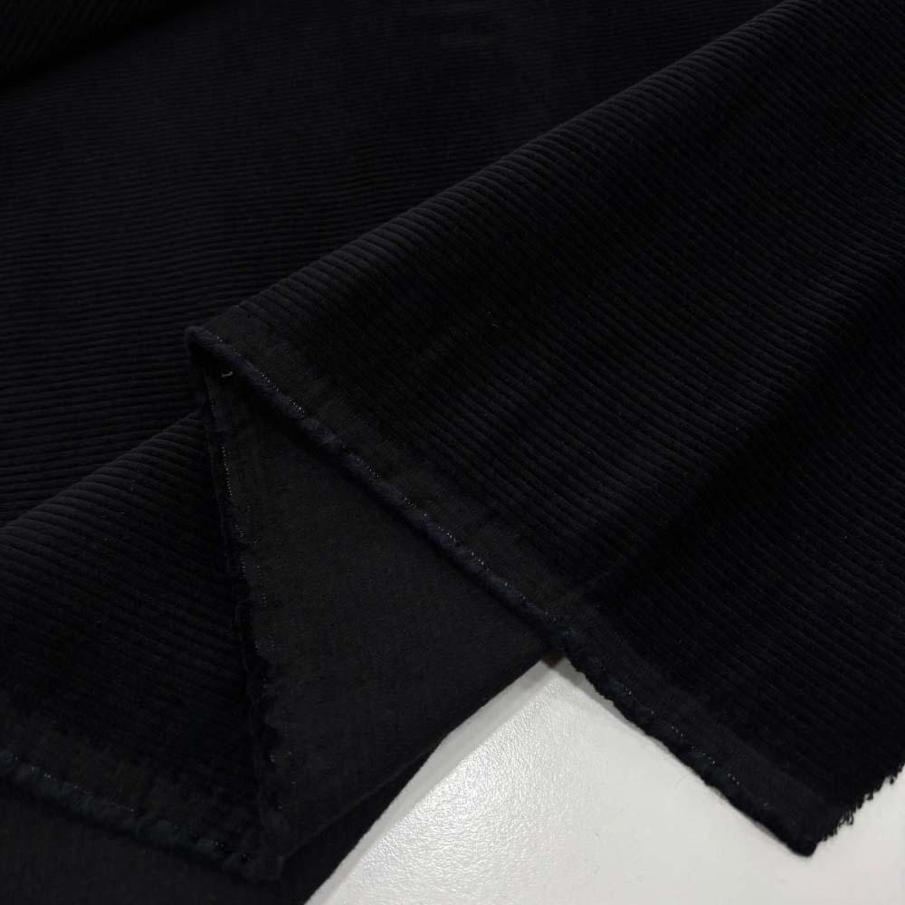 Cosserat Fransız Fitilli Kadife Kumaş Siyah Cosserat Fransız Fitilli Kadife Kumaş Siyah