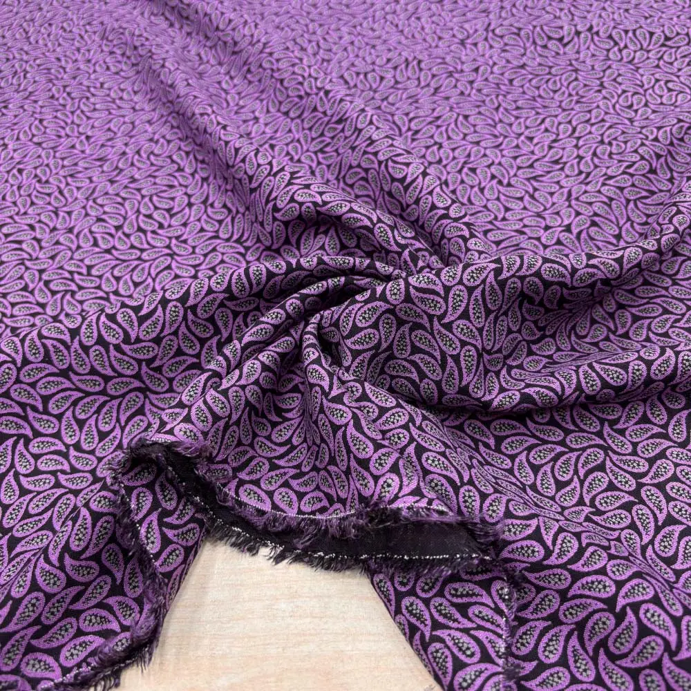 Desenli Belmando Viskon Kumaş