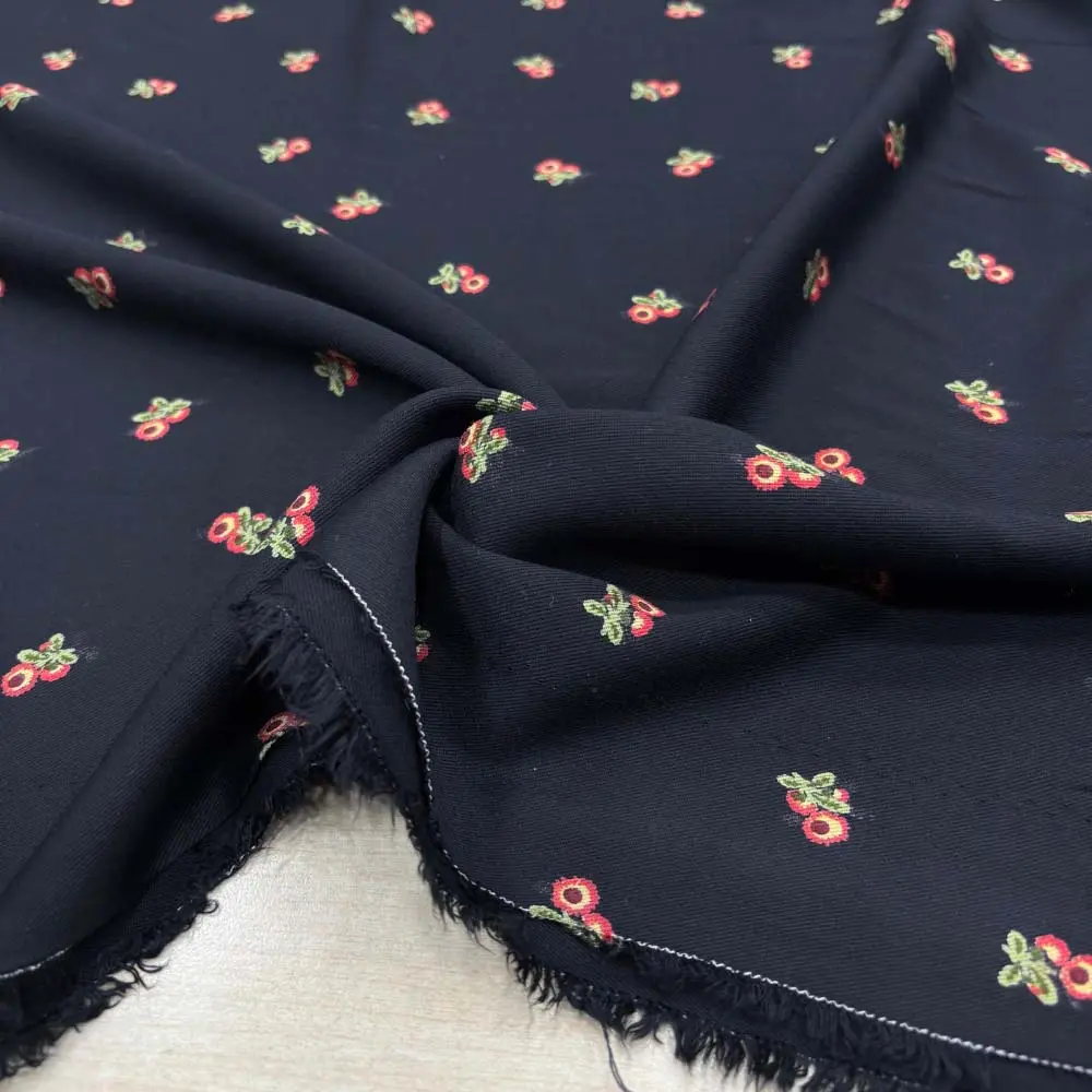 Desenli Belmando Viskon Kumaş