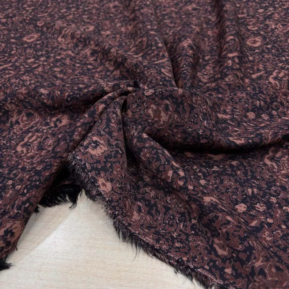 Desenli Belmando Viskon Kumaş