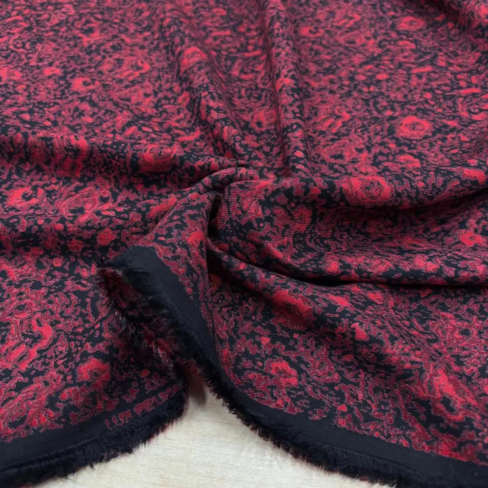 Desenli Belmando Viskon Kumaş Desenli Belmando Viskon Kumaş