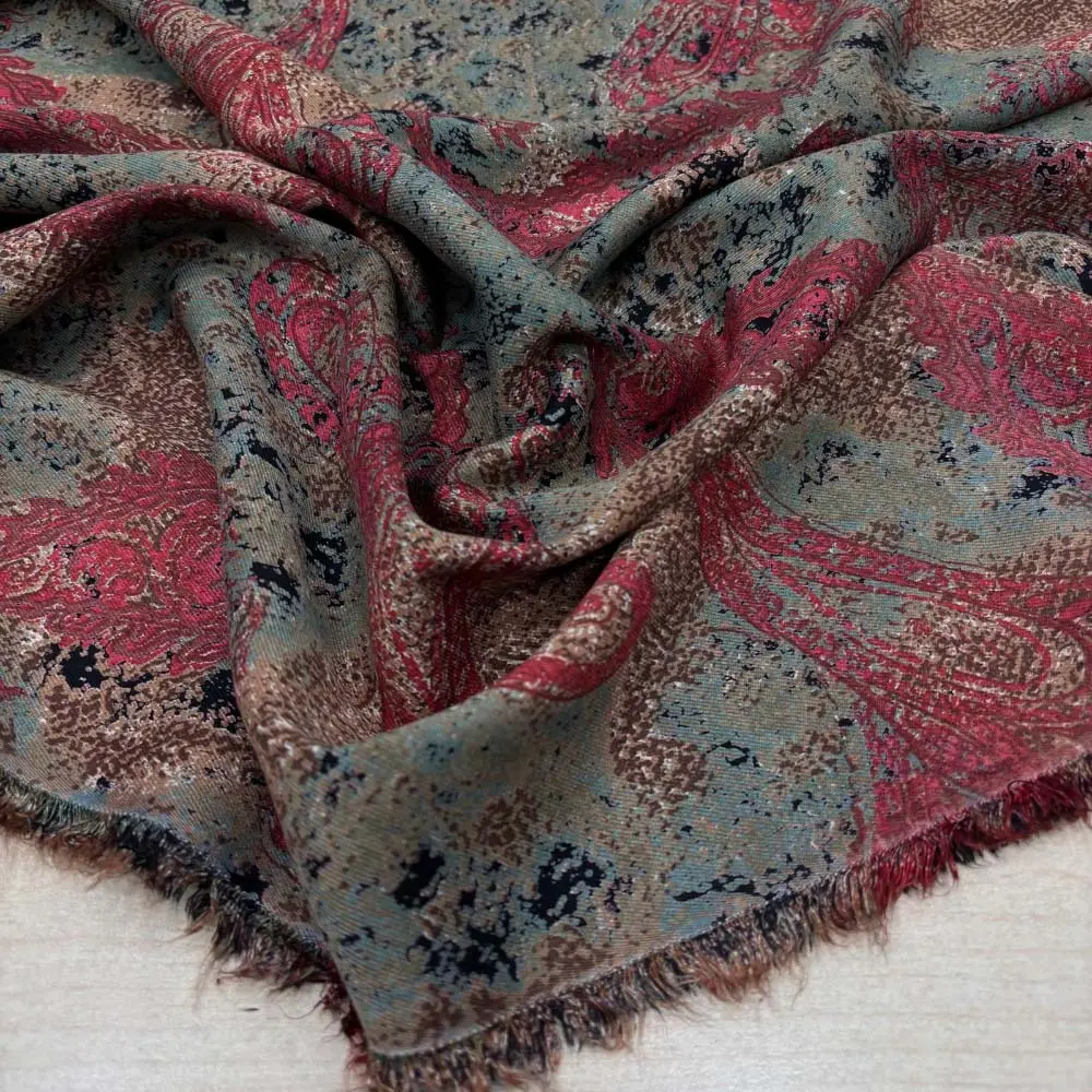 Desenli Belmando Viskon Kumaş