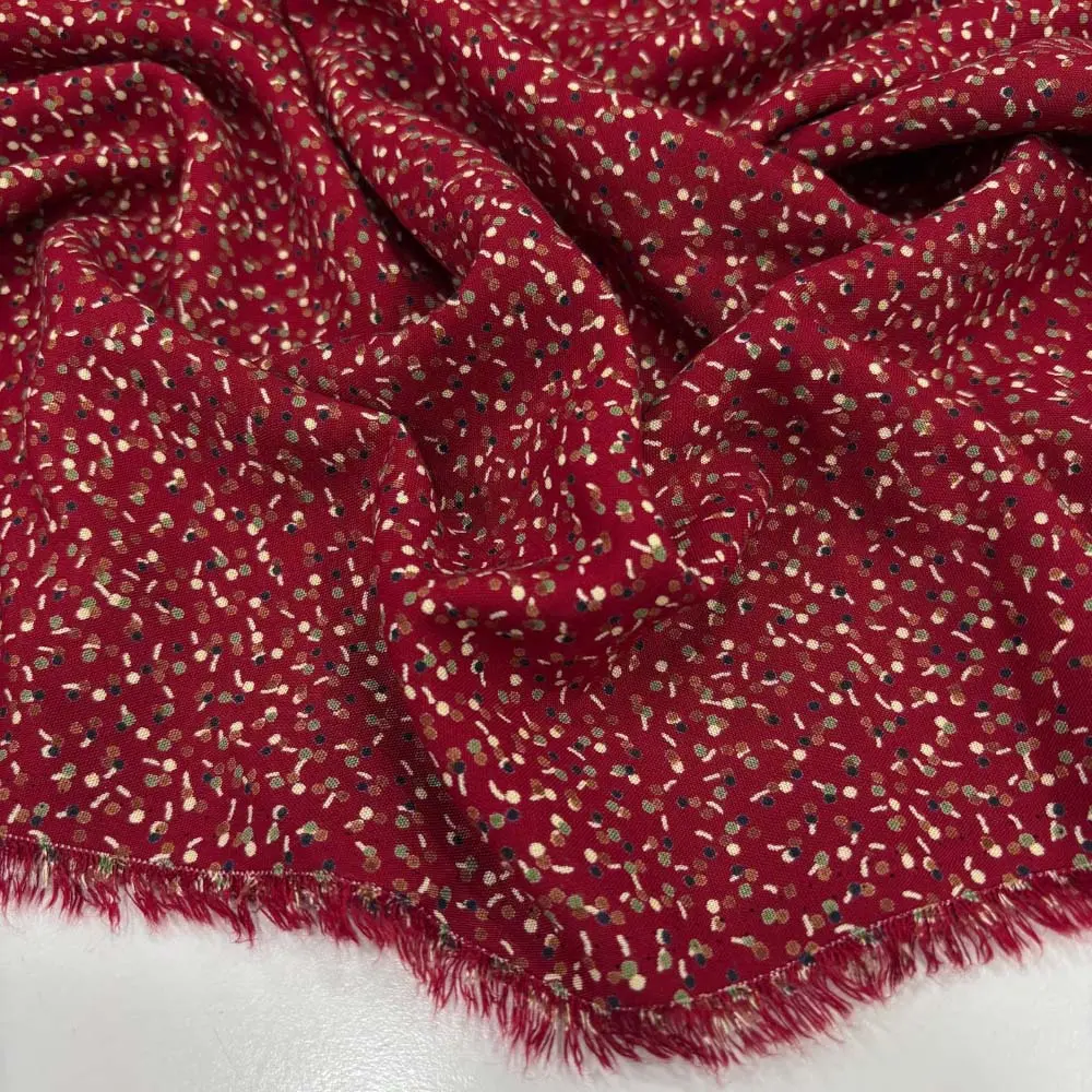 Desenli Viskon Kumaş