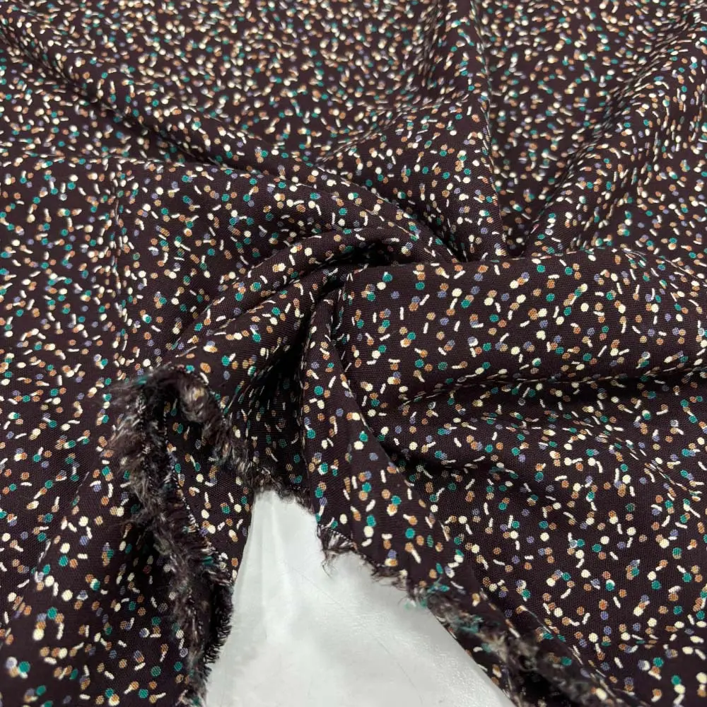 Desenli Viskon Kumaş