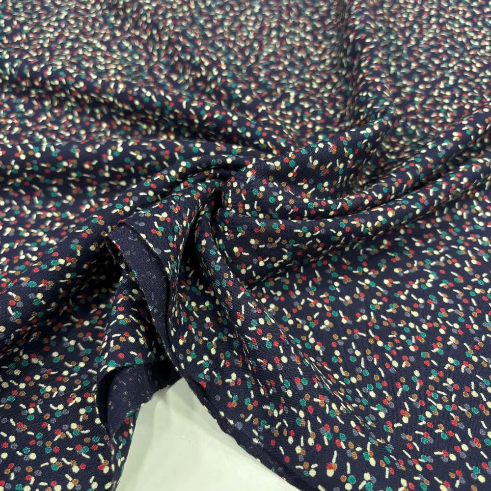 Desenli Viskon Kumaş