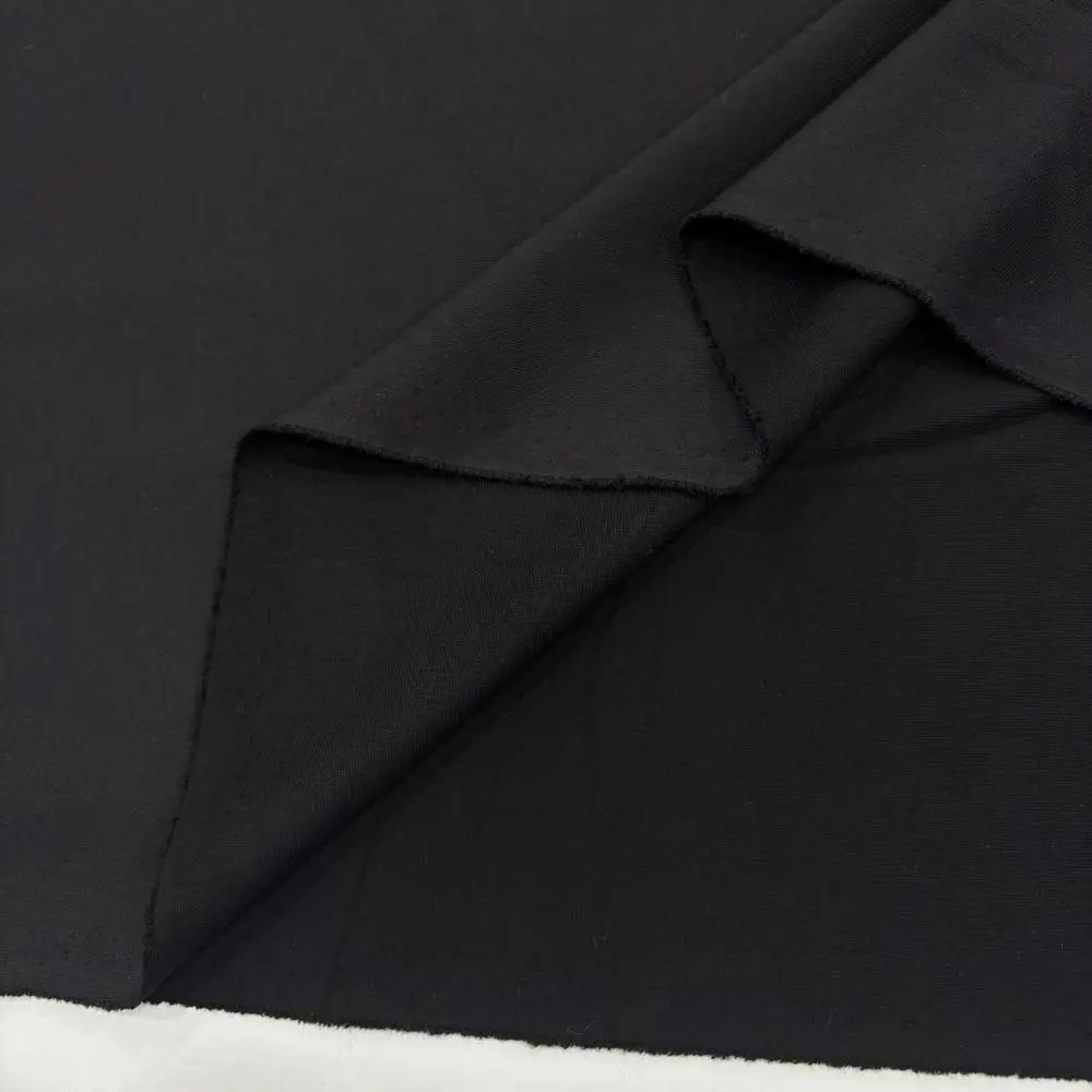 Dökümlü Çelik Penye Kumaş Siyah