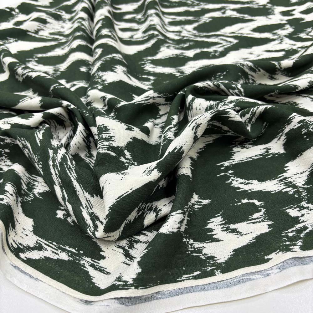 Desenli Viskon Kumaş