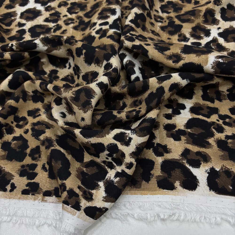 Desenli Viskon Kumaş