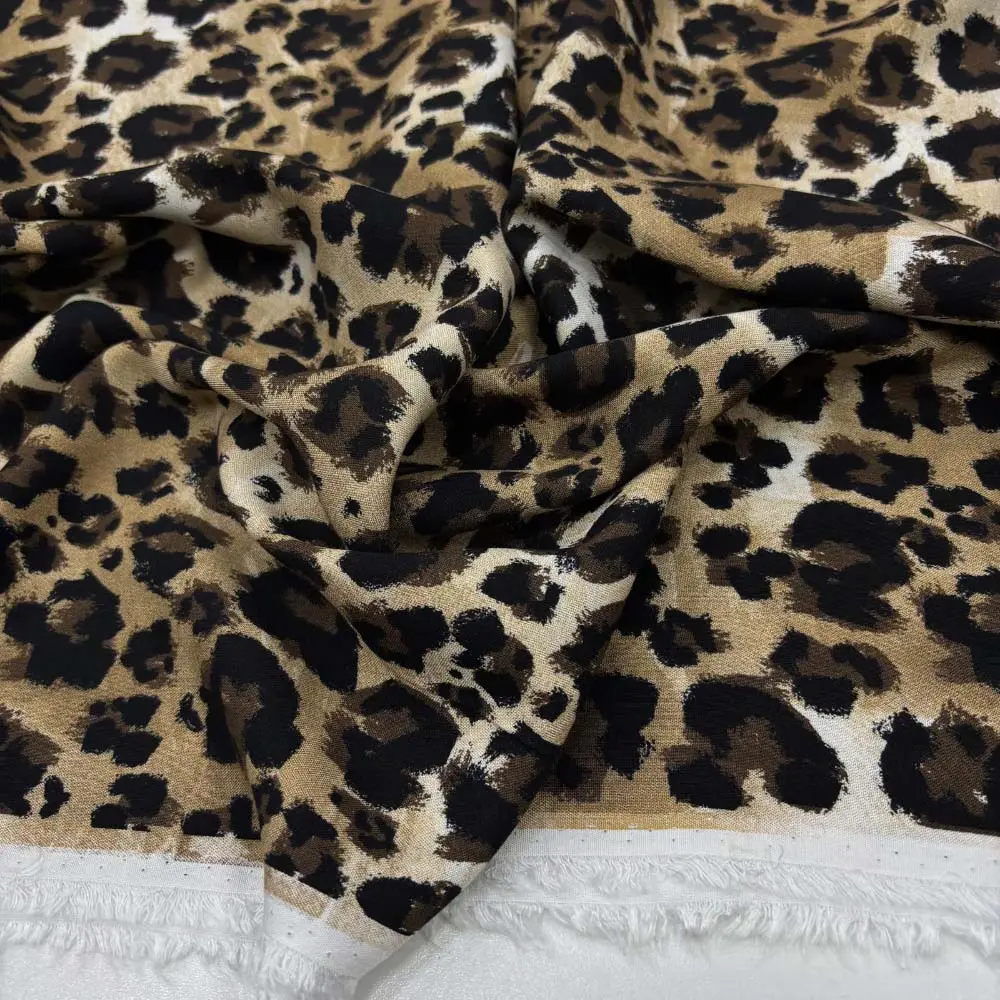 Desenli Viskon Kumaş