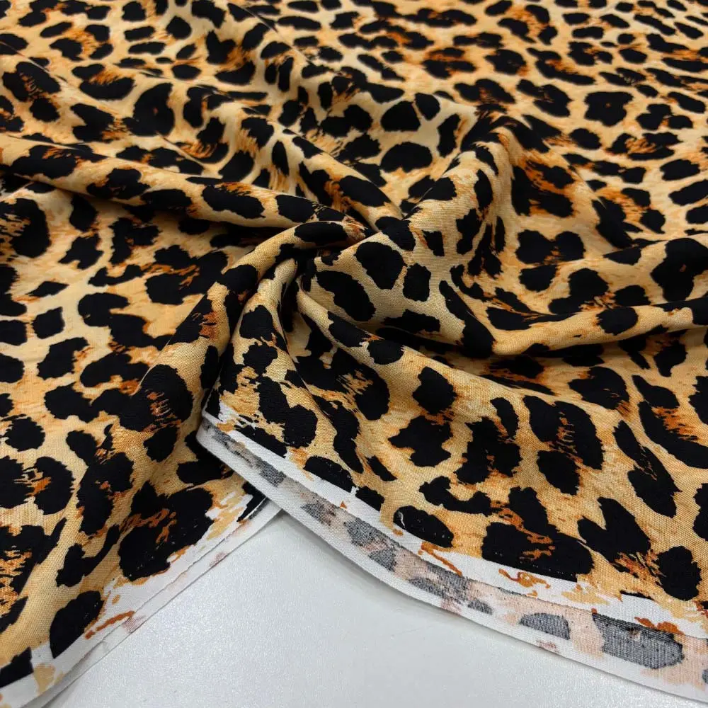 Desenli Viskon Kumaş