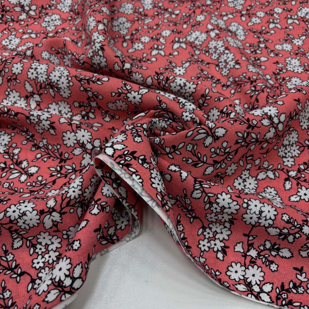 Desenli Viskon Kumaş