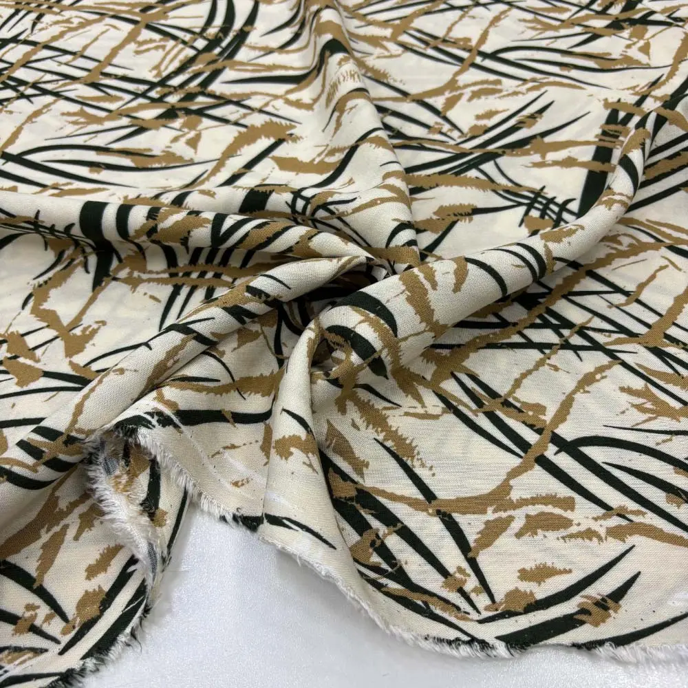 Desenli Viskon Kumaş