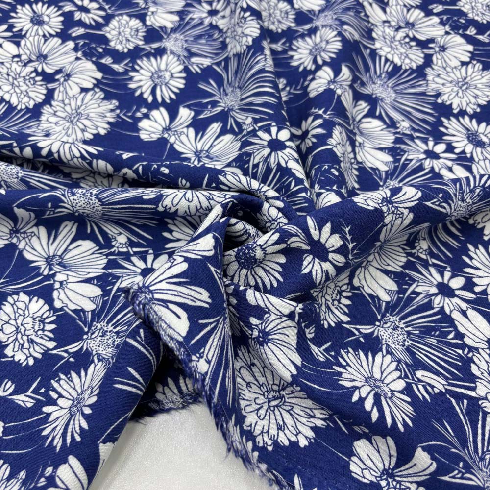 Desenli Viskon Kumaş