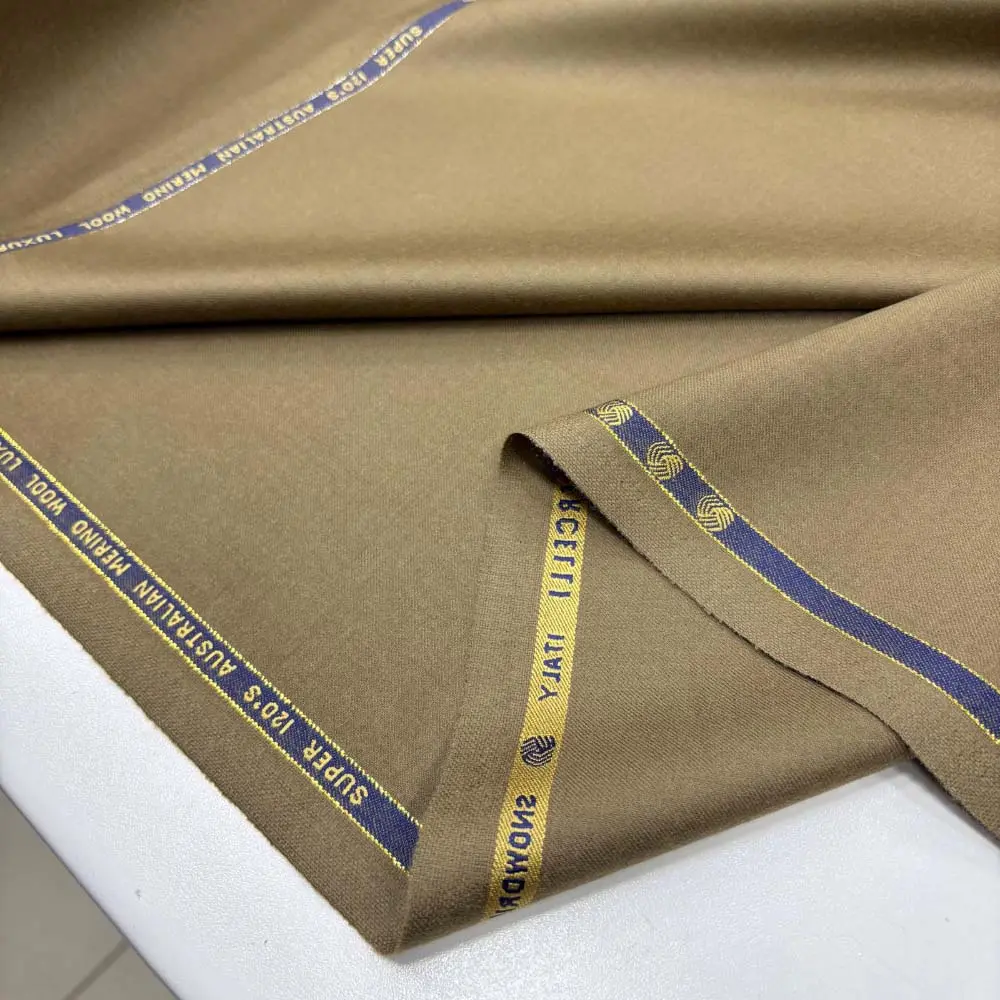 İthal Yün Flanel Kumaş Camel