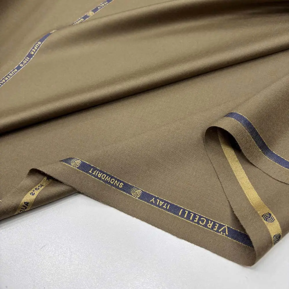 İthal Yün Flanel Kumaş Camel