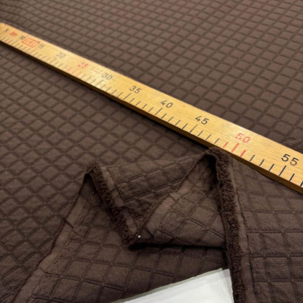 Kapitone Kumaş Kahverengi