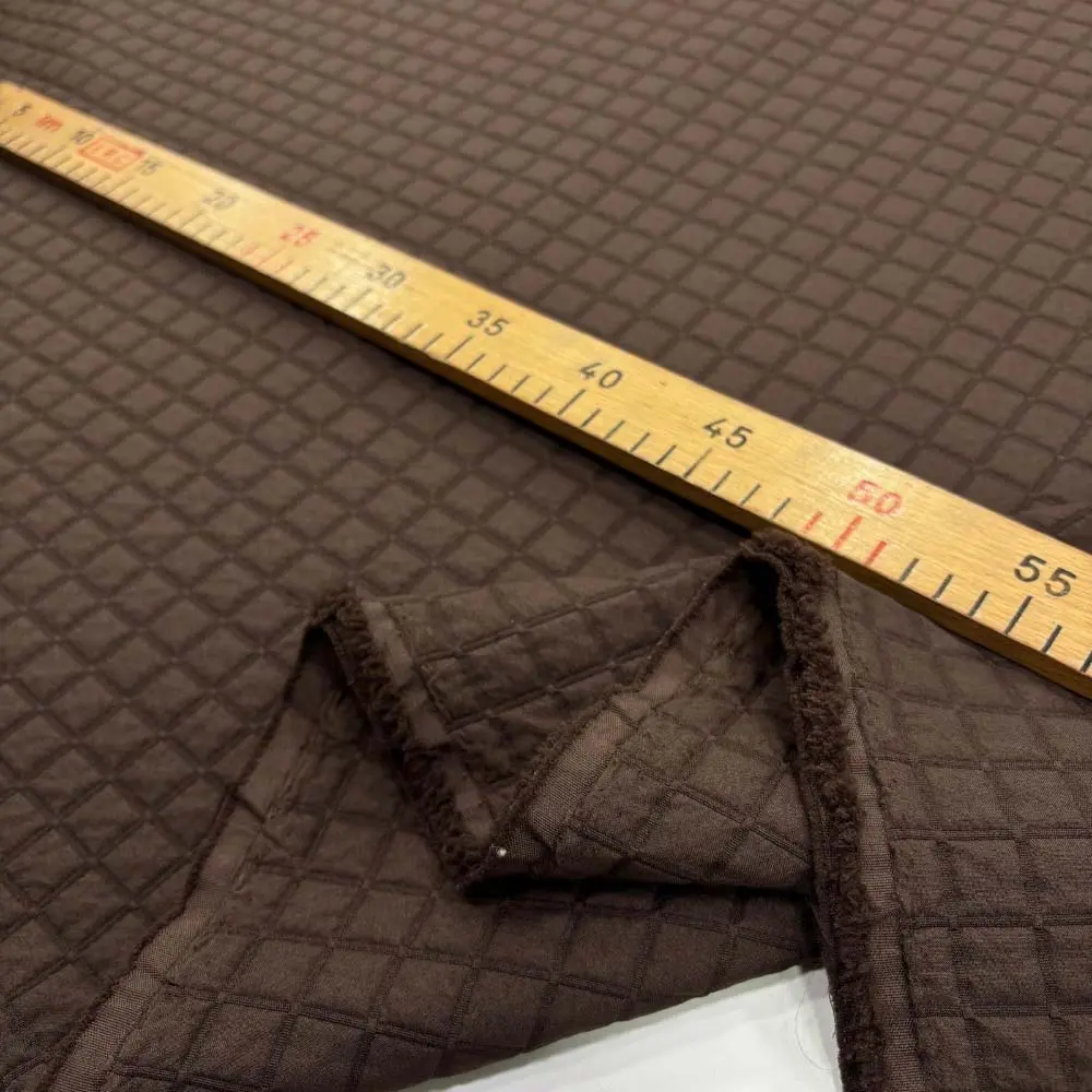 Kapitone Kumaş Kahverengi