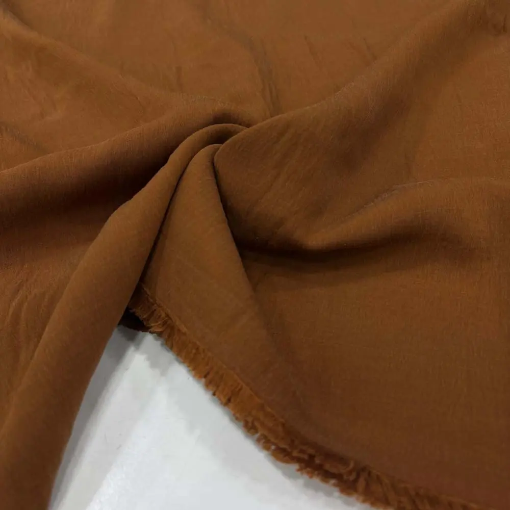 Pamuk Cupra Kumaş Tarçın