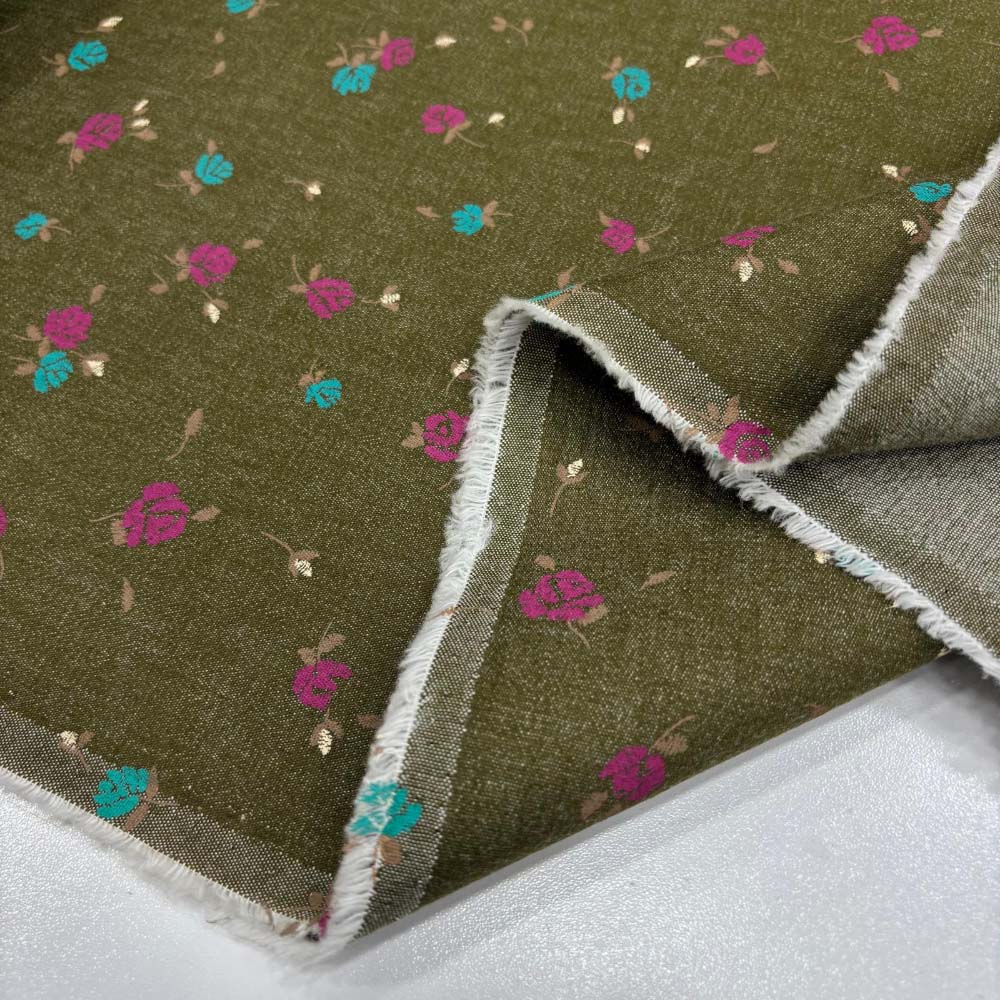 Desenli Kot Kumaş