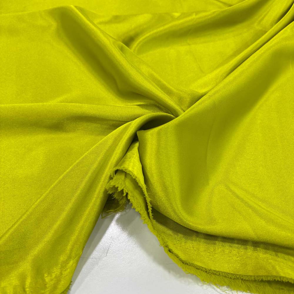 Likra Saten Kumaş Yeşil