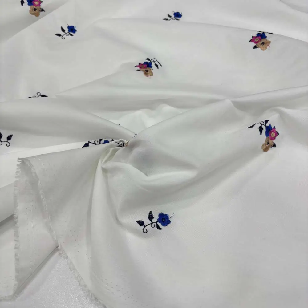 Nakışlı Poplin Kumaş